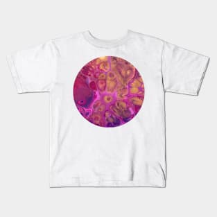 Pink Passion / Acrylic Pouring Kids T-Shirt